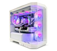 PowerLab | PC Gamer Powered by MSI, PC Gamer Blanc - Rrocesseur Ultra 7 265KF • RTX 5090 32 GO • RAM 32 GO RGB • SSD 1 to • WiFi • Watercooling 360 • W11