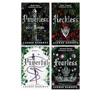 Powerless Trilogy and Powerful 4 Books Collection Set by Lauren Roberts (Powerless, Reckless, Powerful and Fearless)
