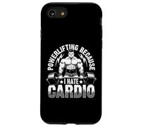 Powerlifting Because I Hate Cardio Gym Humour Coque pour iPhone SE (2020) / 7 / 8