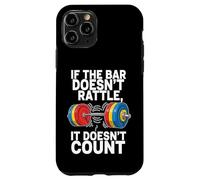 Powerlifting Gym Humor Heavy Barbell Weightlifting Coque pour iPhone 11 Pro