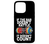 Powerlifting Gym Humor Heavy Barbell Weightlifting Coque pour iPhone 15 Pro Max