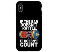 Powerlifting Gym Humor Heavy Barbell Weightlifting Coque pour iPhone X/XS