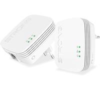 Powerline 1000 Kit Mini - Duo Prises CPL - Kit CPL - 1000 Mbps - Compatible Toute Box/Routeur - 1 Port Ethernet - Installation Rapide Plug & Play - Accès Internet Haut Débit Partout - Blanc