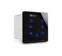 Power Dynamics Powerline A100B Amplificateur Audio Mural 8 Ohm 4X 20 Watts, Récepteur sans Fil Bluetooth, USB et SD, Écran Tactile, Livré avec Télécommande, Idéal pour Sonorisation de la Maison