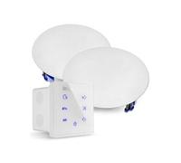 Powerline A50WSet Amplificateur Audio Intégré avec 2 Haut-Parleurs de Plafond