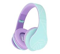 PowerLocus Casque Bluetooth Enfant P2 - Audio avec Volume Limité à 85db, Écouteurs Sans Fil et Filaires, Pliable et Réglable, Confortable, avec Micro Intégré, Micro SD Slot