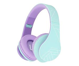 PowerLocus Casque Bluetooth Enfant P2 - Audio avec Volume Limité à 85db, Écouteurs Sans Fil et Filaires, Pliable et Réglable, Confortable, avec Micro Intégré, Micro SD Slot