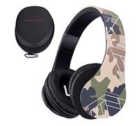 PowerLocus Casque Bluetooth Enfant, P2 Casque Audio pour Enfants avec Volume limité à 85db, Écouteurs sans Fil et Filaires, Casque Pliable et Réglable, Confortable, avec Micro intégré, Micro SD Slot