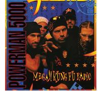 Powerman 5000 – Mega Kung Fu Radio – Vinyle LP bleu avec tourbillon noir – Real Gone Music