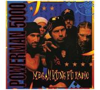 Powerman 5000 – Mega Kung Fu Radio – Vinyle LP bleu avec tourbillon noir – Real Gone Music