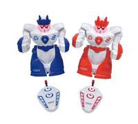 Lexibook, Powerman® Gladiators, Robots Combattants télécommandés, Mode Combat en Duel, 5 frappes Avant K.O. Effets sonores et Lumineux, Rouge/Bleu, ROBDUO