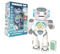 Powerman Max Télécommande robot parlant STEM programmable Danses chantant de 10 000 histoires 300+ quiz pour les enfants à partir de 4 ans - Allemand