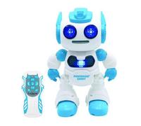 Lexibook Robot Powerman Shoot programmable - Lanceur 12 disques mousse, danse et musique - Bleu