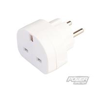 Powermaster 171631 Adaptateur de voyage UK - EU, 230V