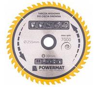 POWERMAT Lame de scie circulaire universelle pour bois Ø 255 x 30 mm 48 dents G