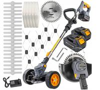 Coupe bordure électrique débroussailleuse avec roue sur batterie 1000 W