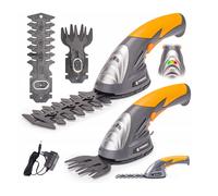 POWERMAT Taille-Haies & Taille-Bordures Sans Fil 2 En 1