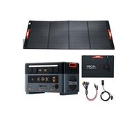 PowerMax 2400 Pro Powerstation Réservoir solaire portable 2016Wh + OSCAL PM400 Pro Panneau solaire pliable 400W Station d'énergie Portable