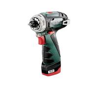 POWERMAXX BS BASIC 600984500 Perceuse-visseuse sans fil 12 V 2.0 Ah Li-Ion + 2 batteries, + chargeur, + mallette