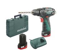 Metabo Perceuse à percussion sur batterie Metabo PowerMaxx SB Mallette plastique Basic ; 10,8V 2x2Ah Li-Ion + LC 40 Quantité:1