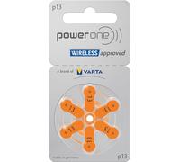 Powerone Lot de 60 piles pour appareil auditif type 10 13 312 675 Orange