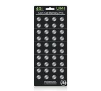 POWEROWL 40 Pack LR41 AG3 L736 392 384 192 Pile 1,5 V Piles Bouton Bouton [Cellules mises à Jour, Plus durables]