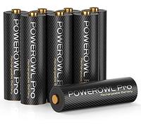 POWEROWL Piles AA Rechargeables Goldtop Pro, Haute capacité 2800 mAh, Batterie NiMH AA de qualité supérieure - 8 pièces