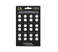 POWEROWL Piles Boutons LR44 AG13 CR44 357 303 A76 Pile alcaline 1,5 V (24 Piles)