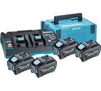 PowerPack XGT 4 batteries 5Ah BL4050F + chargeur double DC40RB - MAKITA - 191U42-2