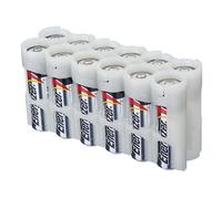 PowerPax Rangement pour 12 piles AA Caddy - brillent dans le noir Moonshine