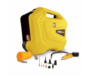 PowerPlus 10428 Compresseur 10428-Compresseur Portable-1100 W-Fonctionne sur 230 V-Pression 8 Bars