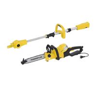 Powerplus 2-en-1 Tronçonneuse Électrique Téléscopique POWXG1032 - 900 W, Guide de 300 mm, Lubrification Automatique de Chaîne