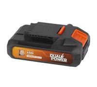 Batterie Dual Power POWDP9023 - pour Outils de Bricolage sans Fil de 20 V - LED d'Indication de Puissance - Plateforme de Batterie