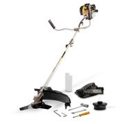 Powerplus Débroussailleuse Thermique POWXG30410 -Coupe-Bordure/Debroussailler a Dos/32,5 cc/avec Harnais d'Épaule, Réservoir 0,8 l