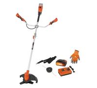 Powerplus Dual Power Débroussailleuse à Batterie POWDPGSET32 - Coupe-Bordure sans Fil de 40 V, Batterie et Chargeur Inclus