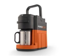 Powerplus Dual Power Machine à Café Portable POWDP60810 - Cafetière de 40 V pour Dosettes ou Café Moulu - sans Batterie ni Chargeur