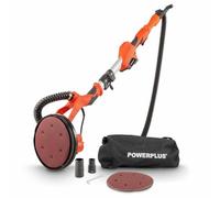 Powerplus Dual Power Ponceuse de cloisons sèches POWDP50950 - télescopique brushless 20V Ø 225mm - ex atterie et chargeur
