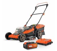 Tondeuse sans fil 40V 42cm BRUSHLESS - DUAL POWER POWDPGLWS1 - Livrée avec batterie 2x20V 4,0Ah + chargeur rapide