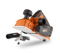 Powerplus Dual Power Rabot sans Fil POWE80030 - Raboteuse 20 V et 14 000 tr/min - Profondeur 2 mm - sans Batterie ni Chargeur