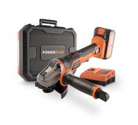 Powerplus Meuleuse d'Angle sans Fil de 20 V POWDP35150 - Disque Abrasif Ø 115 mm - Compacte et Ergo- avec Batterie et Chargeur