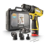 Powerplus Perceuse-visseuse POWXBOX001 - multif. compacte 12V - 4-en-1 - in att. 12V 2.0Ah et chargeur