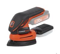 Powerplus Ponceuse à Main Sans Fil POWDP5020 - 20 V Batterie Multi, 10 P Abrasif, Sac de Collectes, sans Batterie ni Chargeur