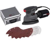 Powerplus Ponceuse à main Set avec coffret et 100 x papier abrasif 140 W 13000 min-1