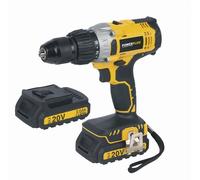 POWERPLUS POWX00445 - Perceuse à percussion sans fil 20V LI-ION 2BAT