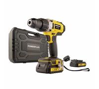 POWERPLUS POWX00445 - Taladro/atornillador de impacto 20v li-ion 2 bat