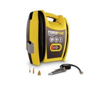 Powerplus POWX1705 - Compresseur 1100 W + 5 uds sans Huile Jaune