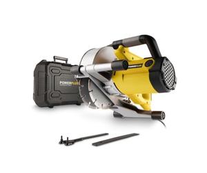 Powerplus Rainureuse Murale POWX0650 - Rainureuse à Maçonnerie de 1800 W - Fraise à Rainurer avec Lames de Scie de ø 150 mm - Outil de Fraisage avec Capacité de Coupe jusqu'à 45 mm