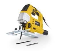 Powerplus Scie Sauteuse Électrique de 650 W POWX0331 - Scie Sauteuse Filaire à Patin Réglable 3000 min-1 - avec 3 Accessoires