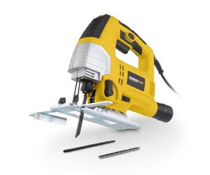 Powerplus Scie Sauteuse Électrique de 650 W POWX0331 - Scie Sauteuse Filaire à Patin Réglable 3000 min-1 - avec 3 Accessoires