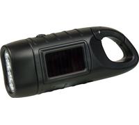PP SEAHORSE - Lampe de poche solaire Dynamo avec mousqueton